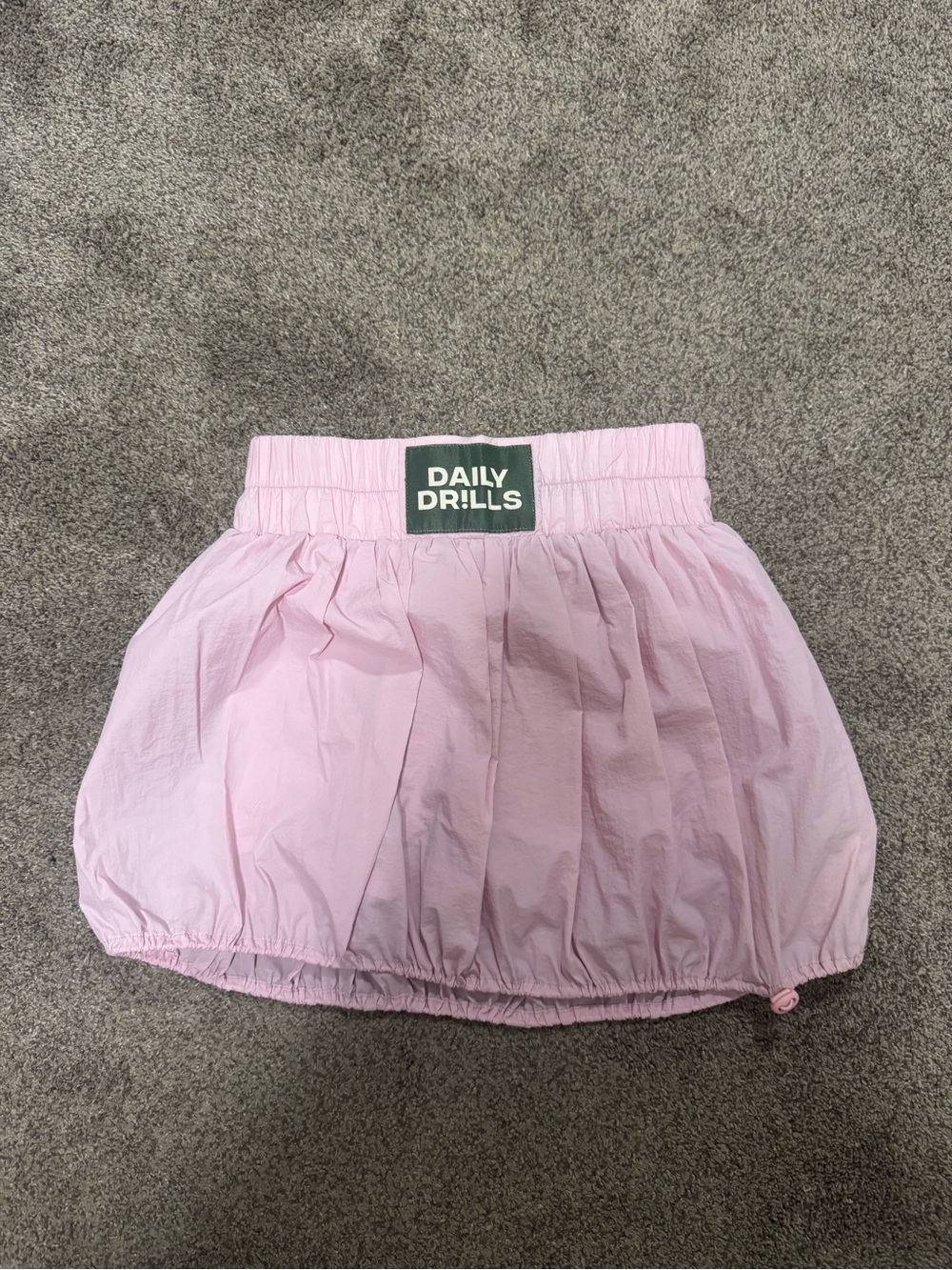 Daily Drills Pink bubble Skirt with built in shorts!